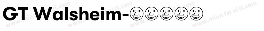 GT Walsheim字体转换